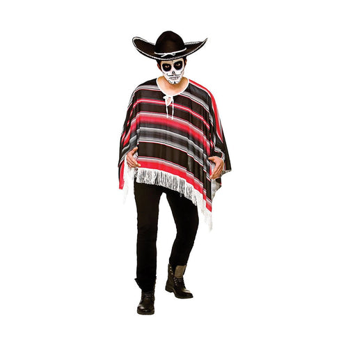 Day of the Dead Poncho - Adult